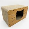RASCADOR CASA DE MADERA PARA GATOS