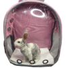 MOCHILA TRANSPORTADORA PARA MASCOTAS COLOR ROSADO